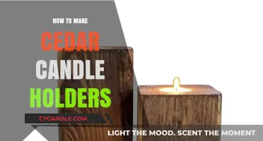 Crafting Rustic Cedar Candle Holders: A DIY Guide for Warm Ambiance