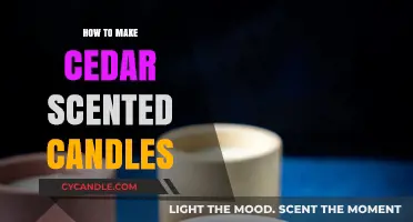 Crafting Cedar Scented Candles: A Step-by-Step DIY Guide