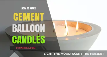 DIY Cement Balloon Candles: Creative Crafting Guide for Unique Decor