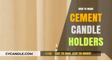 Crafting Cement Candle Holders: A DIY Guide for Stylish Decor