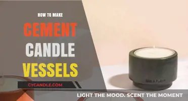 Crafting Cement Candle Vessels: A Step-by-Step DIY Guide