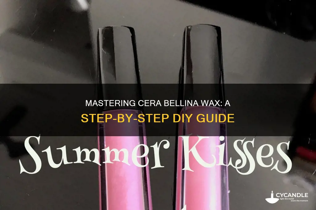 how to make cera bellina wax
