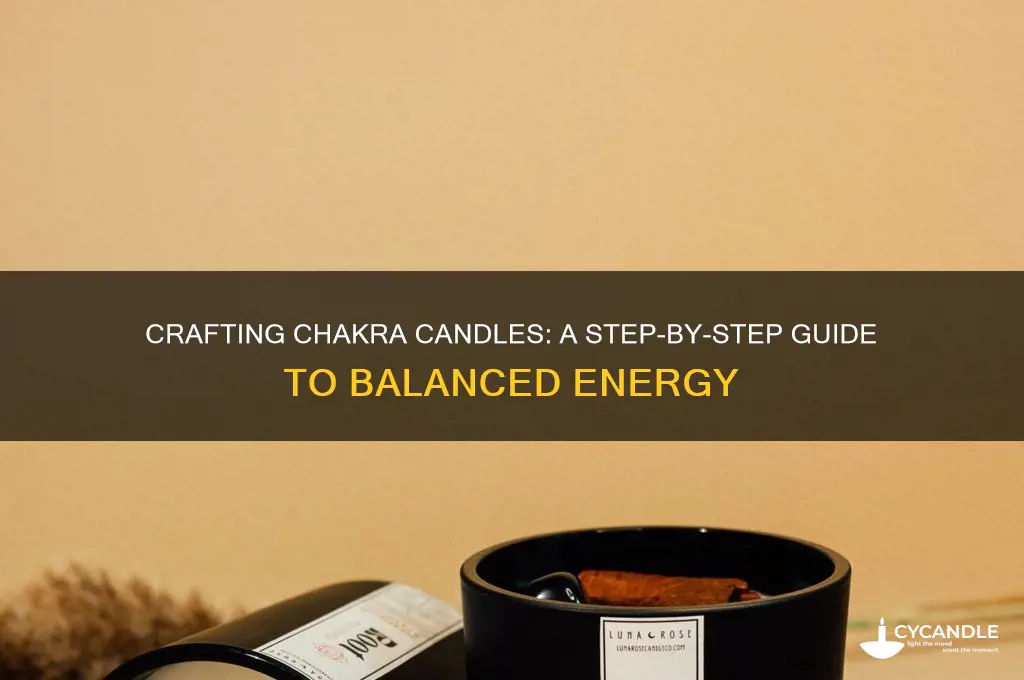 how to make chakra candles