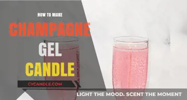 Crafting Champagne Gel Candles: A Sparkling DIY Guide