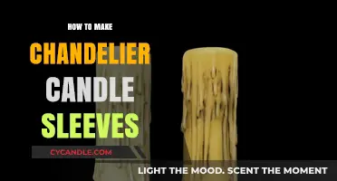 Crafting Elegant Chandelier Candle Sleeves: A Step-by-Step DIY Guide