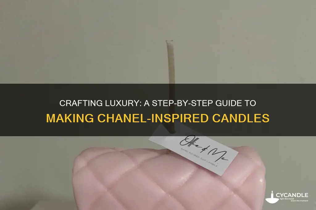 how to make chanel candles