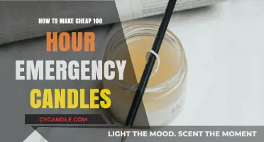 DIY Long-Lasting Emergency Candles: Affordable 100-Hour Survival Lighting Solutions