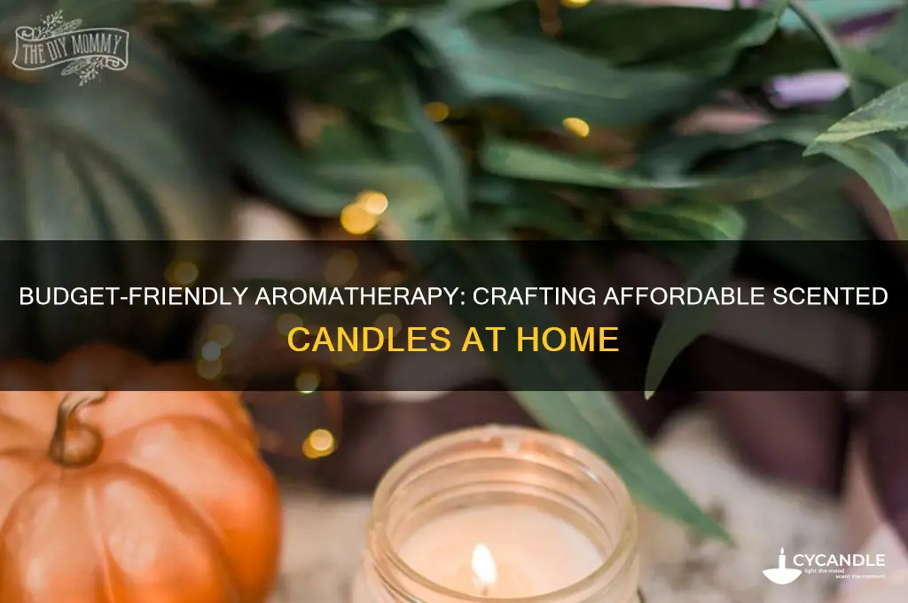 how to make cheap scented candles