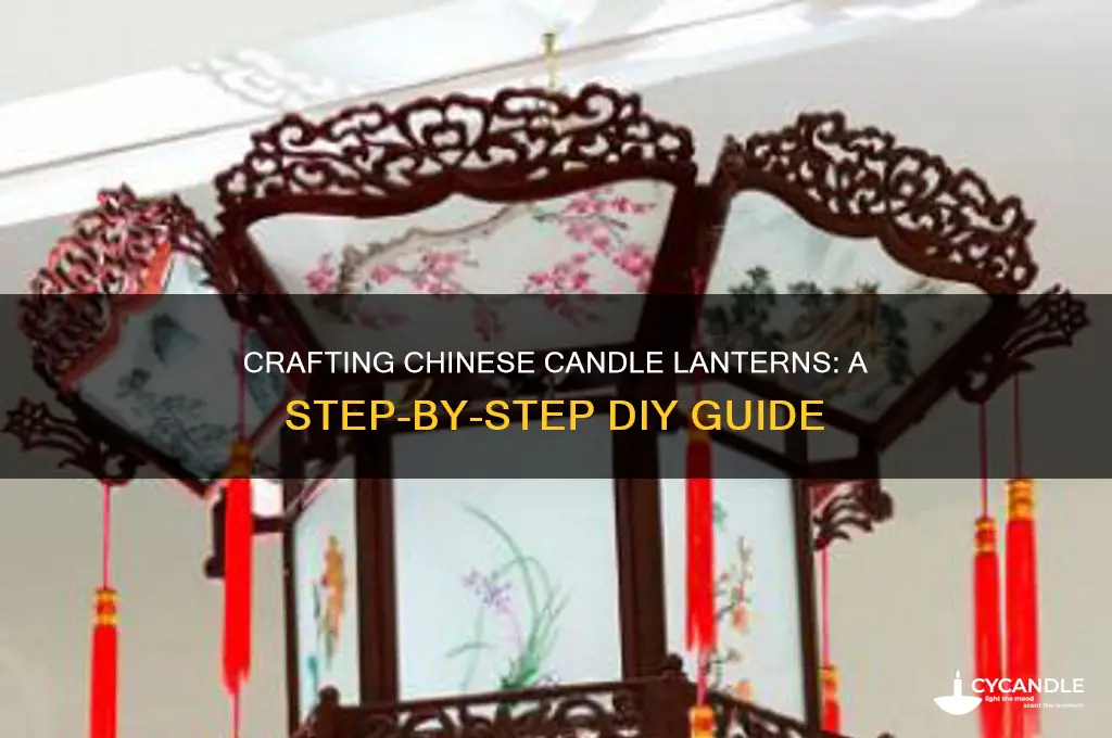 how to make chinese candle lanterns