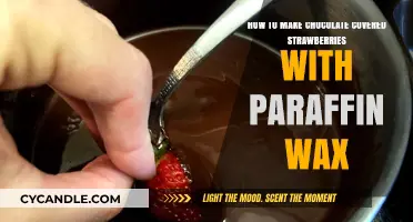 Perfectly Shiny Chocolate Covered Strawberries Using Paraffin Wax