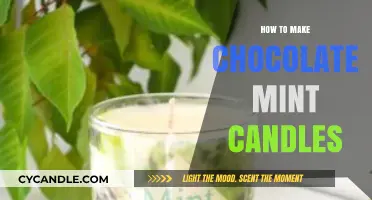 Crafting Chocolate Mint Candles: A Sweet Aromatic DIY Guide