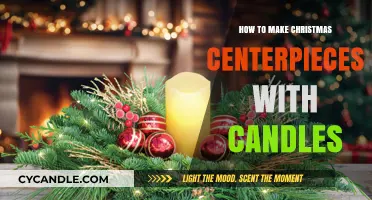 Elegant DIY Christmas Centerpieces: Crafting Festive Candle Displays