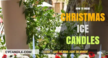 Create Festive Magic: DIY Christmas Ice Candles Step-by-Step Guide