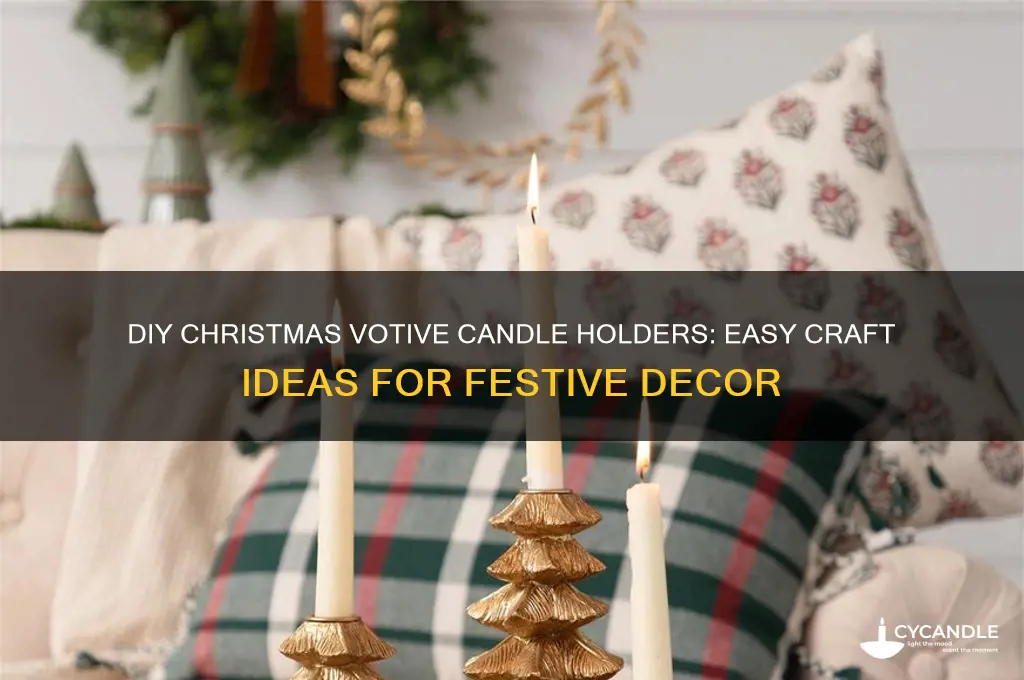 how to make christmas votive candle holders