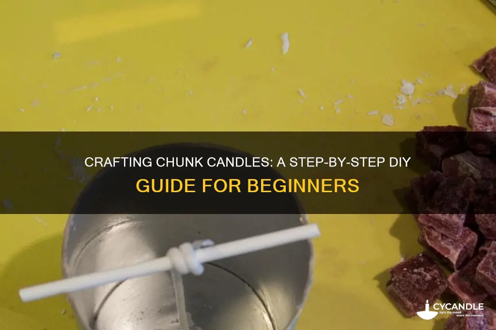 how to make chunk candles