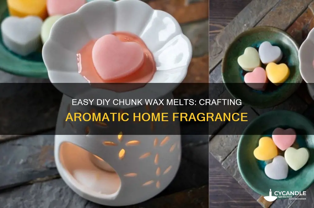 how to make chunk wax melts