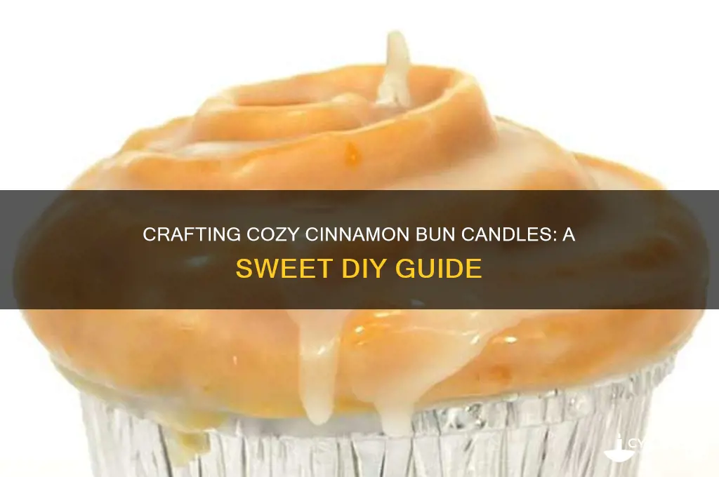 how to make cinnamon bun candles