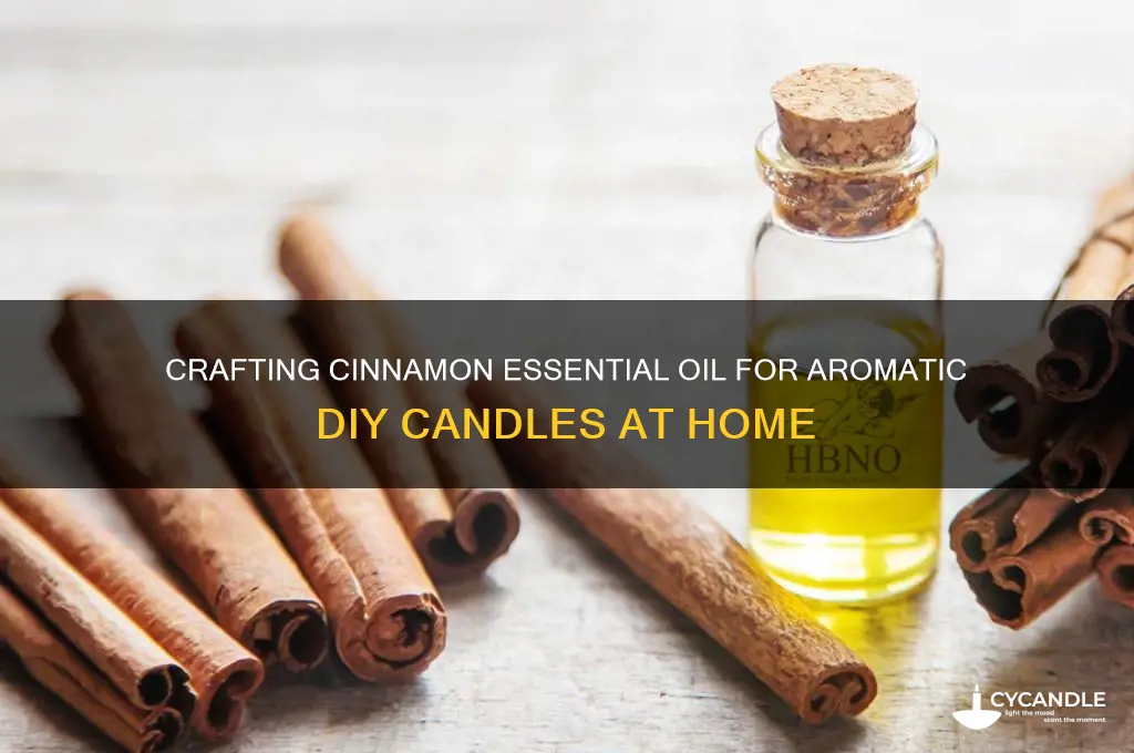 how to make cinnamon essential oil for candles