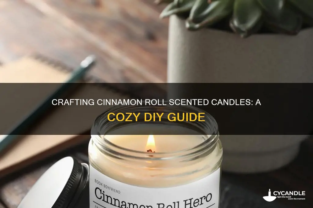 how to make cinnaom roll scented candles