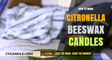 Crafting Citronella Beeswax Candles: A Natural Bug-Repelling DIY Guide