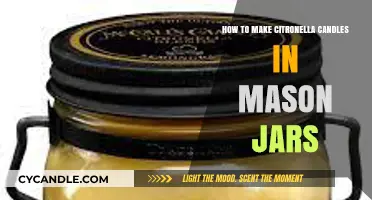 DIY Citronella Candles: Easy Mason Jar Bug Repellent Guide