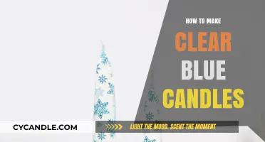 Crafting Clear Blue Candles: A Step-by-Step DIY Guide