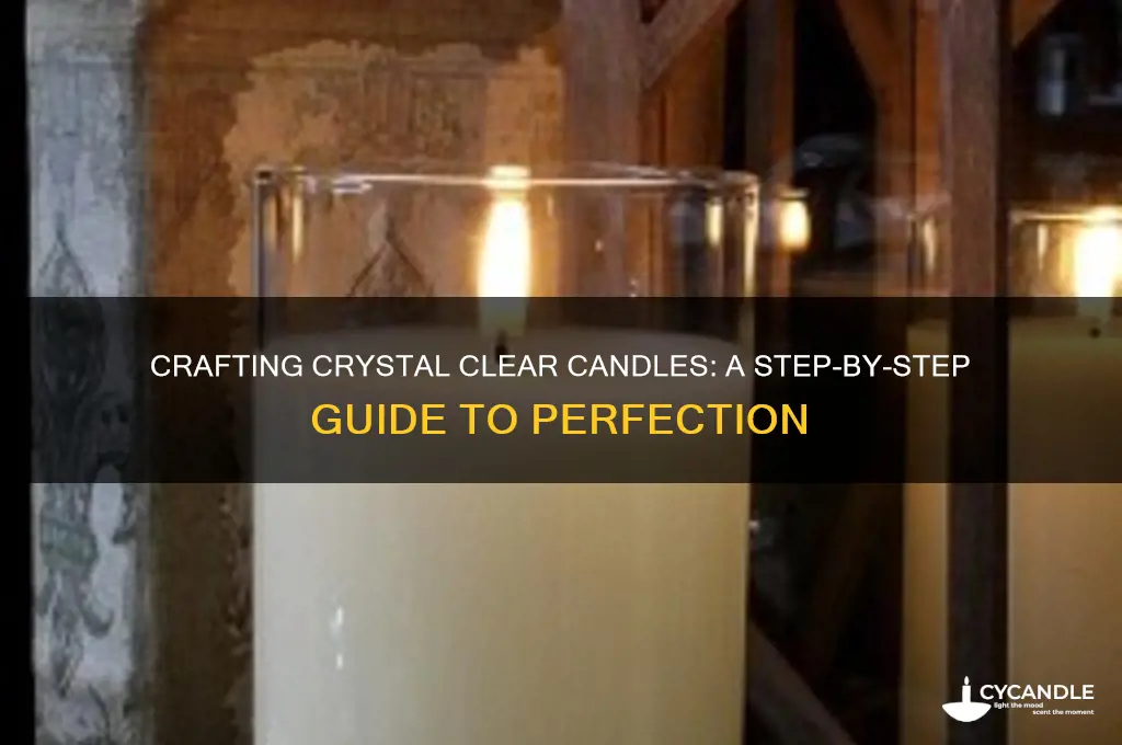 how to make clear candle