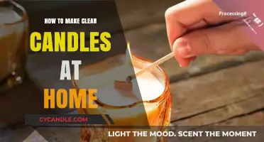 Crafting Crystal Clear Candles: A Simple DIY Home Guide
