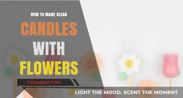 Crafting Clear Floral Candles: A Step-by-Step DIY Guide