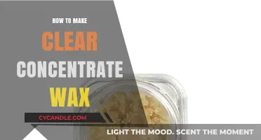 Mastering the Art of Crafting Clear Concentrate Wax at Home