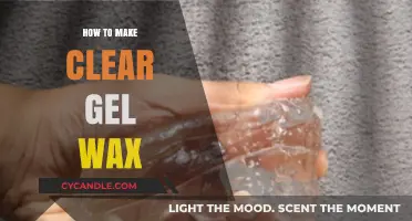 Crafting Crystal Clear Gel Wax: A Step-by-Step DIY Guide