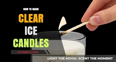 Crafting Clear Ice Candles: A Step-by-Step Guide to Glowing Elegance