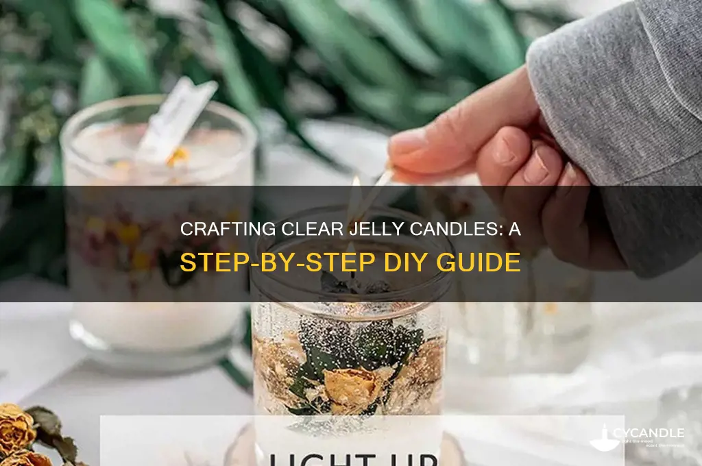 how to make clear jelly candles