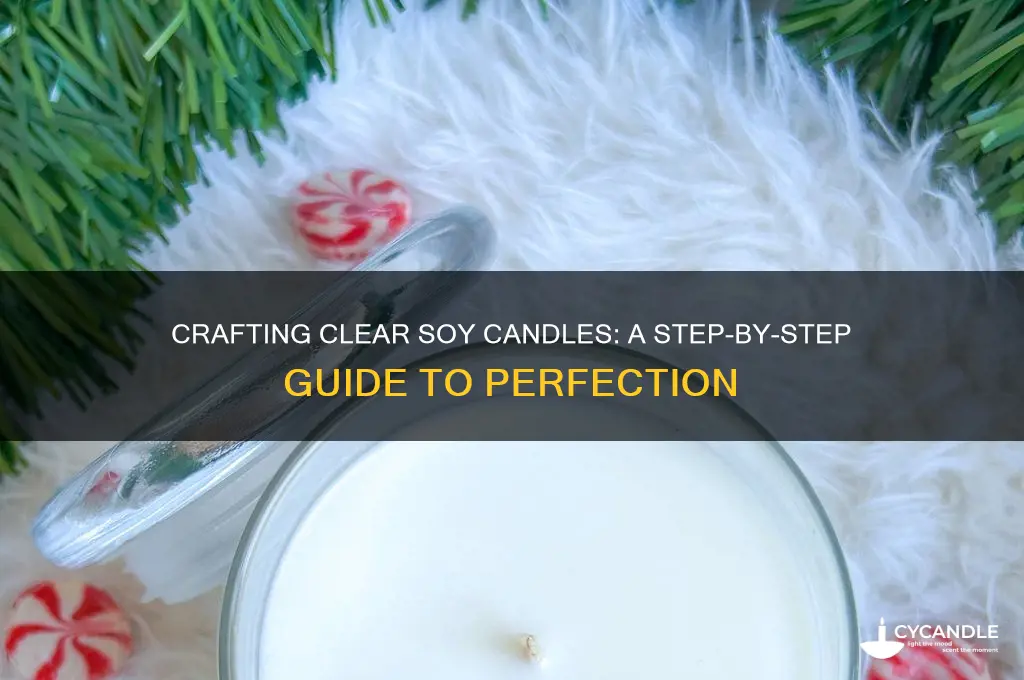 how to make clear soy candles