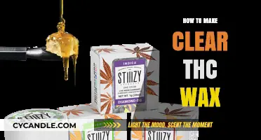 Mastering the Art of Crafting Crystal Clear THC Wax at Home