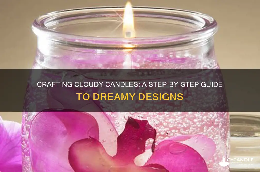 how to make cloudy candles