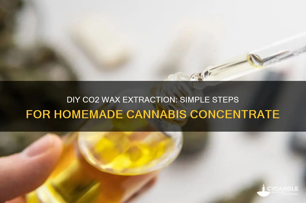 how to make co2 wax at home