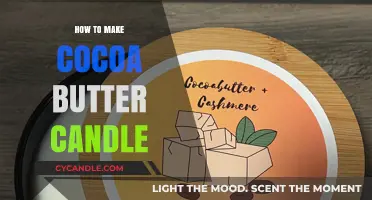Crafting Luxurious Cocoa Butter Candles: A Step-by-Step DIY Guide