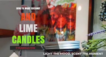 Crafting Tropical Bliss: Coconut and Lime Candle Making Guide