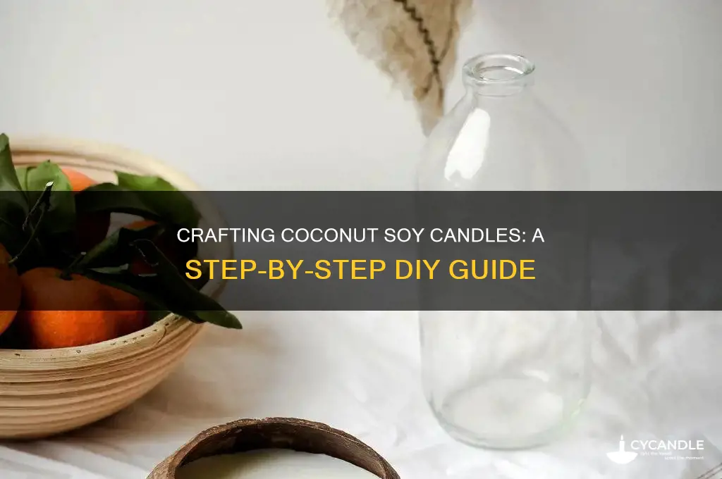 how to make coconut soy candles