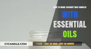 Crafting Aromatic Coconut Wax Candles with Essential Oils: A DIY Guide