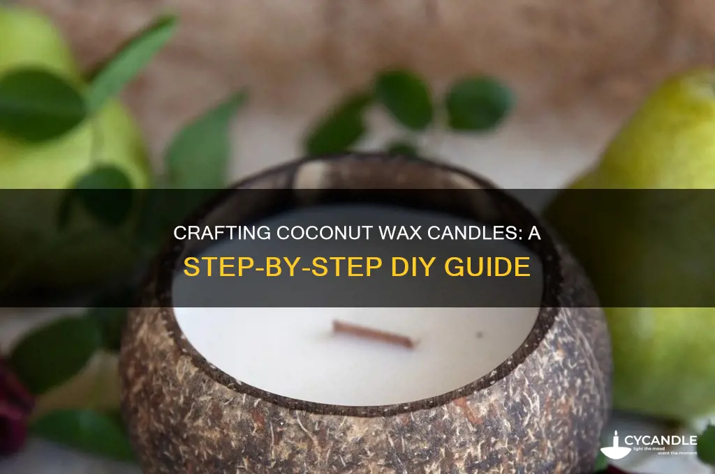 how to make coconut wax candles
