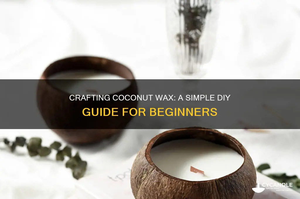 how to make coconut wax