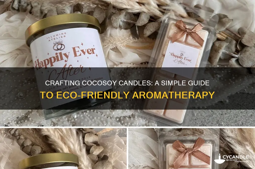 how to make cocosoy candles