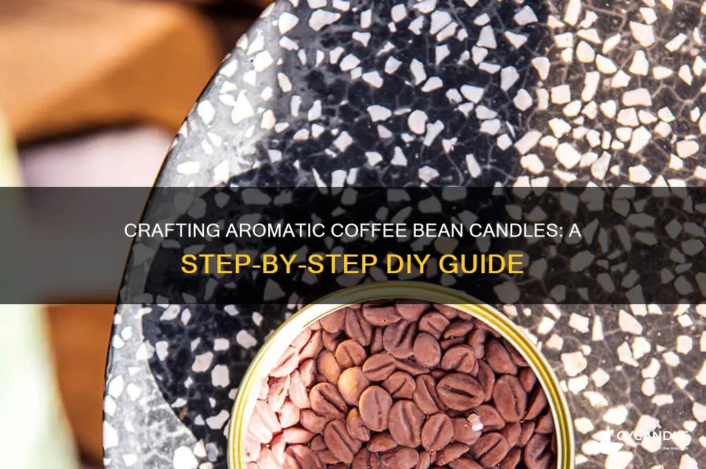 how to make coffee bean candles