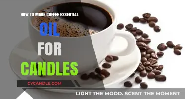 Crafting Coffee Essential Oil for Aromatic Candle Making at Home