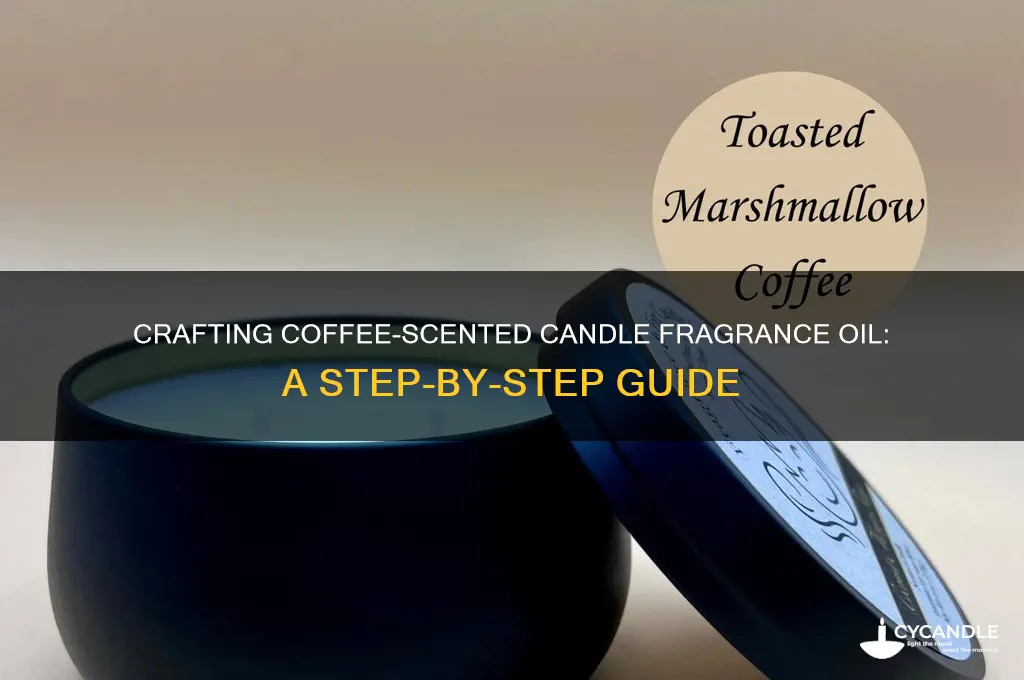 how to make coffee fragrance oil for candles