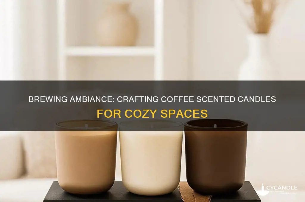 how to make coffee scented candles