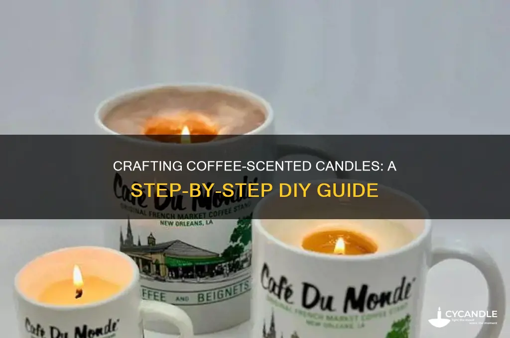 how to make coffee smelling candles