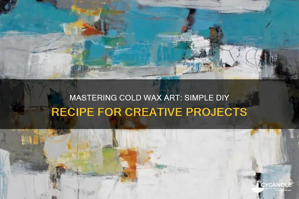 how to make cold wax for art
